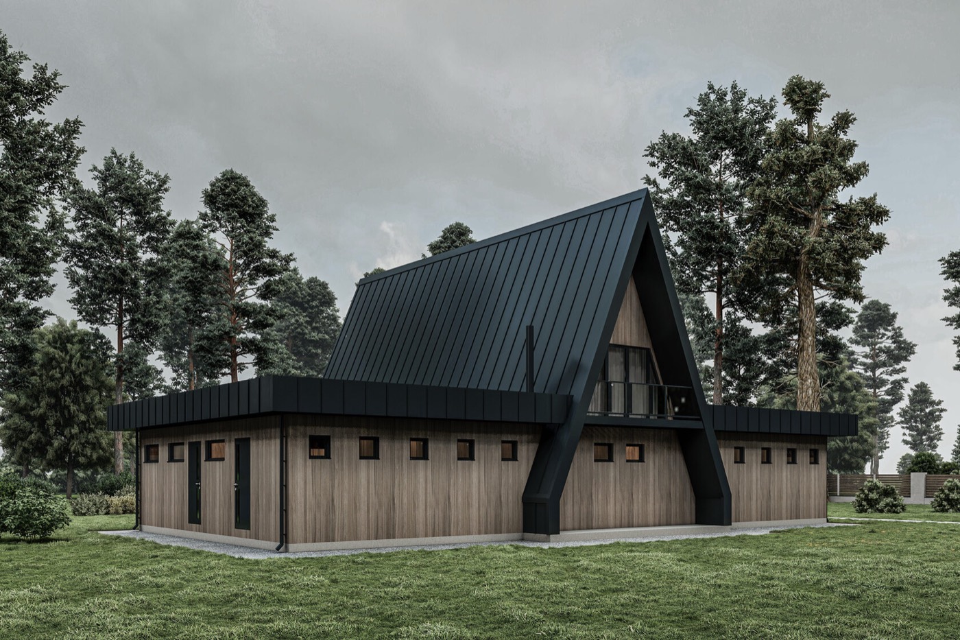 Visualisierung Chalet Waldlicht